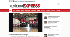 Desktop Screenshot of monticelloexpress.com